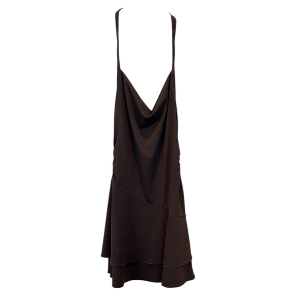 Elegant Brown Women's Dress